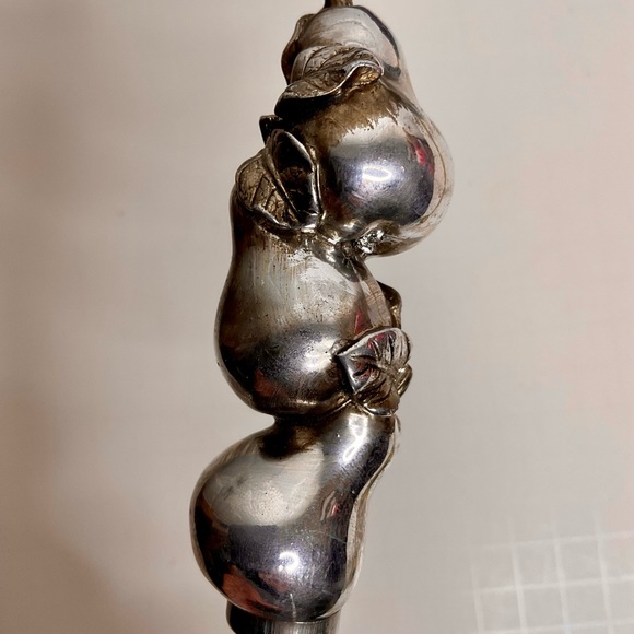 Cake Serve Stacked Pears Handle Stainless Steel - Picture 16 of 16